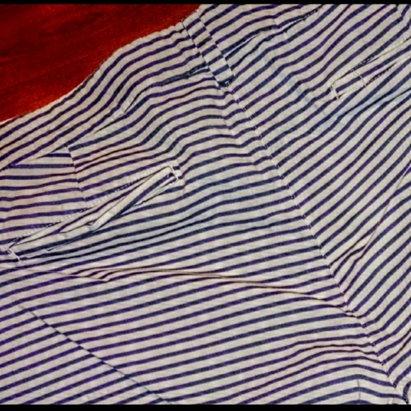 Nautica Bermuda Shorts Size 14 Stripe Stretch EUC - Picture 6 of 11